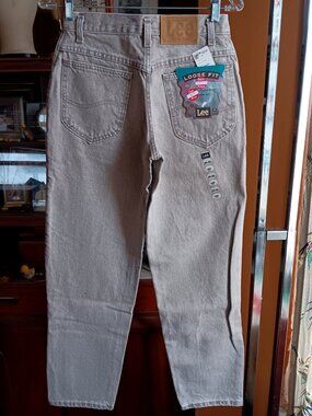 28x30 True Vintage 80's LEE Jeans LOOSE FIT TAPERED PREP FOXTAIL DENIM TAN NWT
